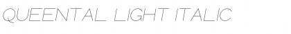 Queental Light Font