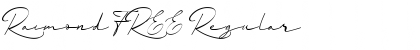 Raimond FREE Regular Font