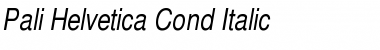 Pali Helvetica Cond Font