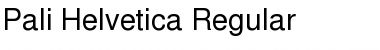 Pali Helvetica Font