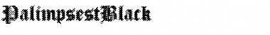 PalimpsestBlack Font