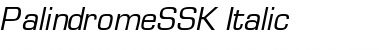 PalindromeSSK Font
