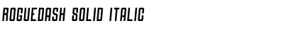 Roguedash Solid Italic Font
