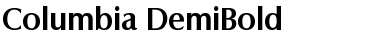 Columbia-DemiBold Font