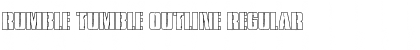 Download Rumble Tumble Outline Font