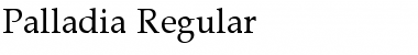 Palladia Font