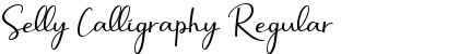 Selly Calligraphy Regular Font