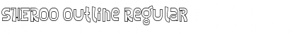 SHEROO Outline Regular Font