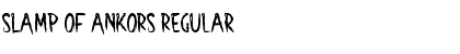 SLAMP OF ANKORS Regular Font