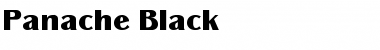 Panache-Black Font