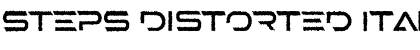 STEPS Distorted Font