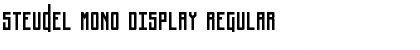 Steudel Mono Display Regular Font
