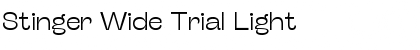 Stinger Wide Trial Font