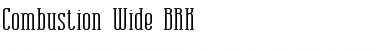 Combustion Wide BRK Normal Font