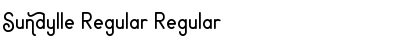 Sundylle Regular Regular Font