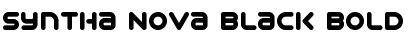 Syntha Nova Black Bold Font