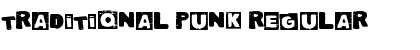 Traditional Punk Regular Font