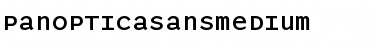 PanopticaSansMedium Font