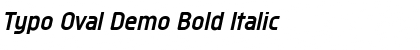 Typo Oval Demo Bold Italic