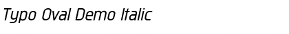 Typo Oval Demo Font