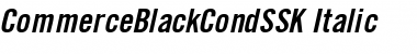 CommerceBlackCondSSK Italic