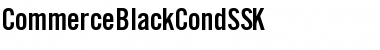 CommerceBlackCondSSK Regular Font