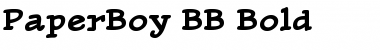 PaperBoy BB Font