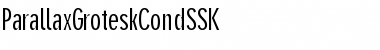 ParallaxGroteskCondSSK Font