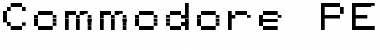 Commodore PET Font