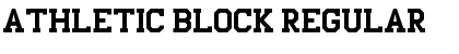 Athletic-Block Font