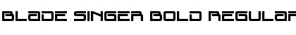 Blade Singer Bold Regular Font