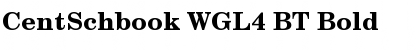 CentSchbook WGL4 BT Bold Font
