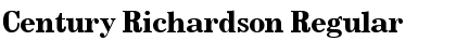 Century-Richardson Font