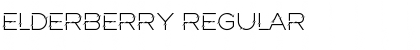 Elderberry Regular Font