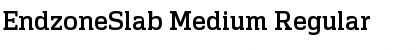 EndzoneSlab Medium Regular Font