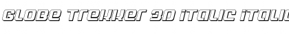 Globe Trekker 3D Italic Italic Font