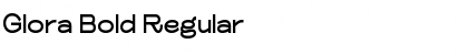 Glora Bold Regular Font