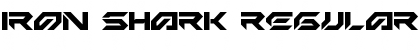 Iron Shark Regular Font