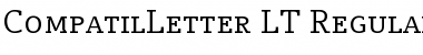 CompatilLetter LT Regular Font
