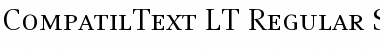 CompatilText LT Regular Font