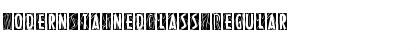 ModernStainedGlass Regular Font