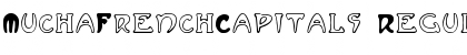 MuchaFrenchCapitals Font