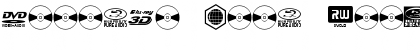 Optical Disc Symbols RJB Font