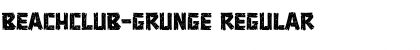 BEACHCLUB-Grunge Regular Font