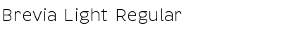Brevia Light Regular Font