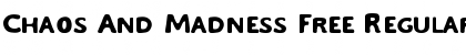 Chaos And Madness Free Font