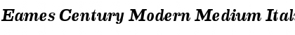 Eames Century Modern Medium Italic Font