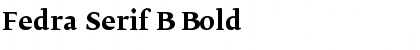 Fedra Serif B Font