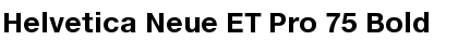 Helvetica Neue ET Pro Font