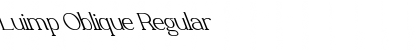 Luimp Oblique Font